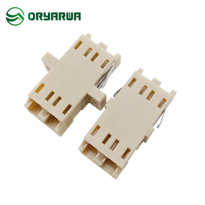 FTTH One Piece Type LC Duplex Adapter With Flange