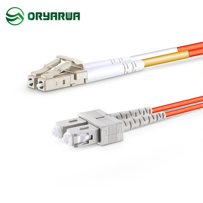 LC UPC a la fibra óptica Jumper Duplex con varios modos de funcionamiento del SC UPC OM2
