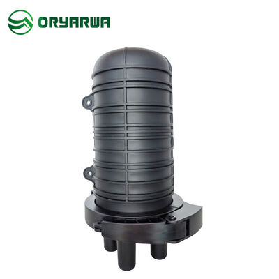 Cierre vertical de la fibra óptica de la caja común FTTH de los corazones del cable 12/24/36/48 de la fibra al aire libre